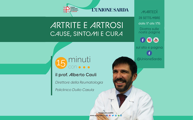 15 minuti con... su artrite e artrosi con Alberto Cauli