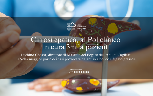 Cirrosi epatica, al Policlinico in cura 3mila pazienti