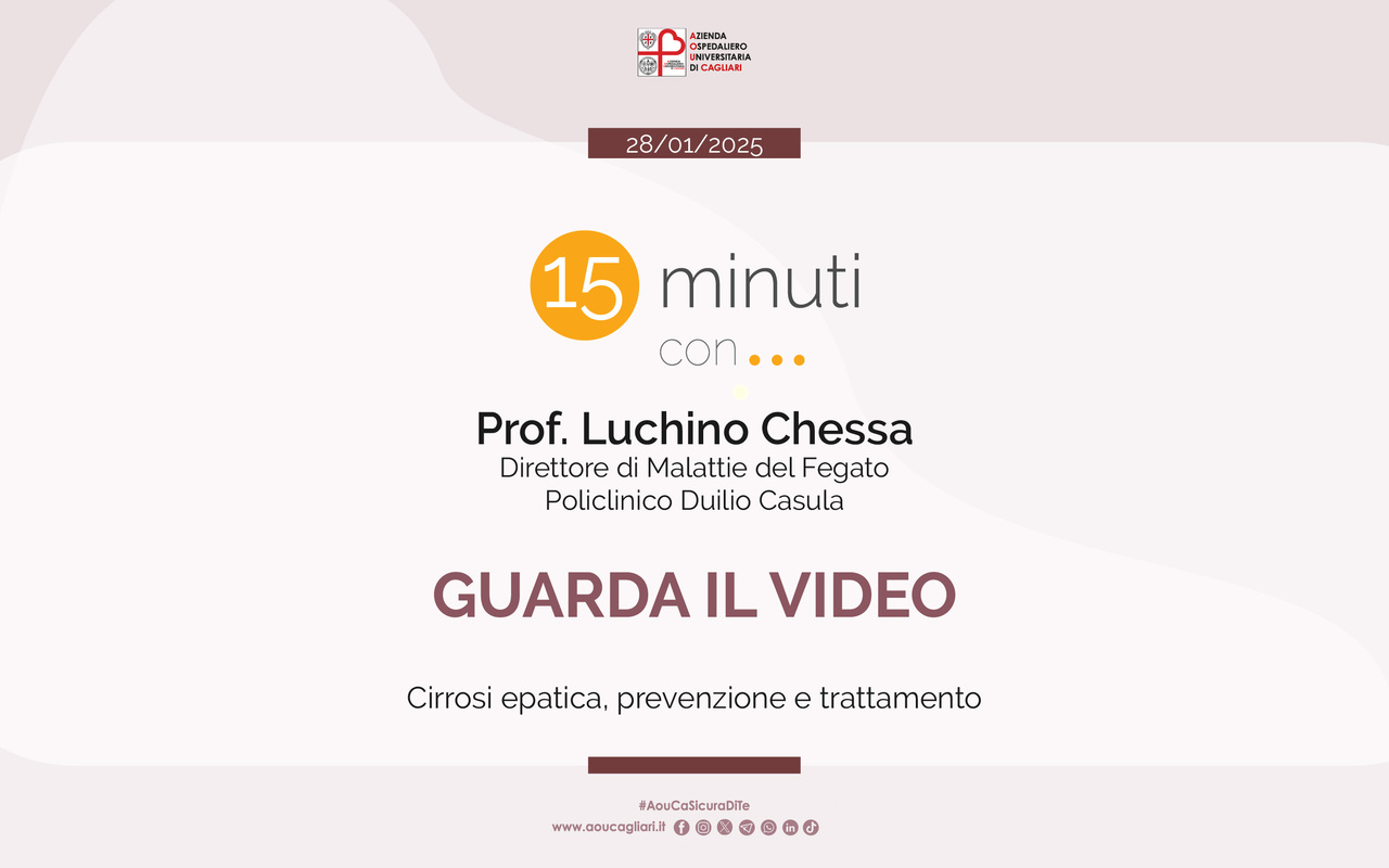 Cirrosi epatica, prevenzione e trattamento a "15 minuti con..."