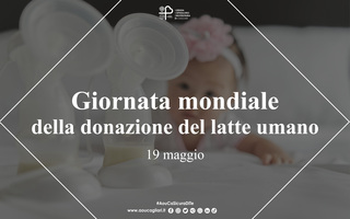 Giornata mondiale della donazione del latte materno