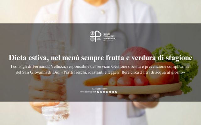 Dieta estiva, nel menù sempre frutta e verdura di stagione