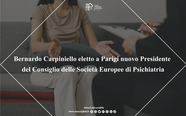 Bernardo Carpiniello nuovo Presidente del Consiglio delle Società Europee di Psichiatria