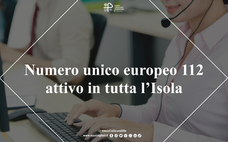 Numero unico emergenze, il 112 attivo in tutta l’Isola