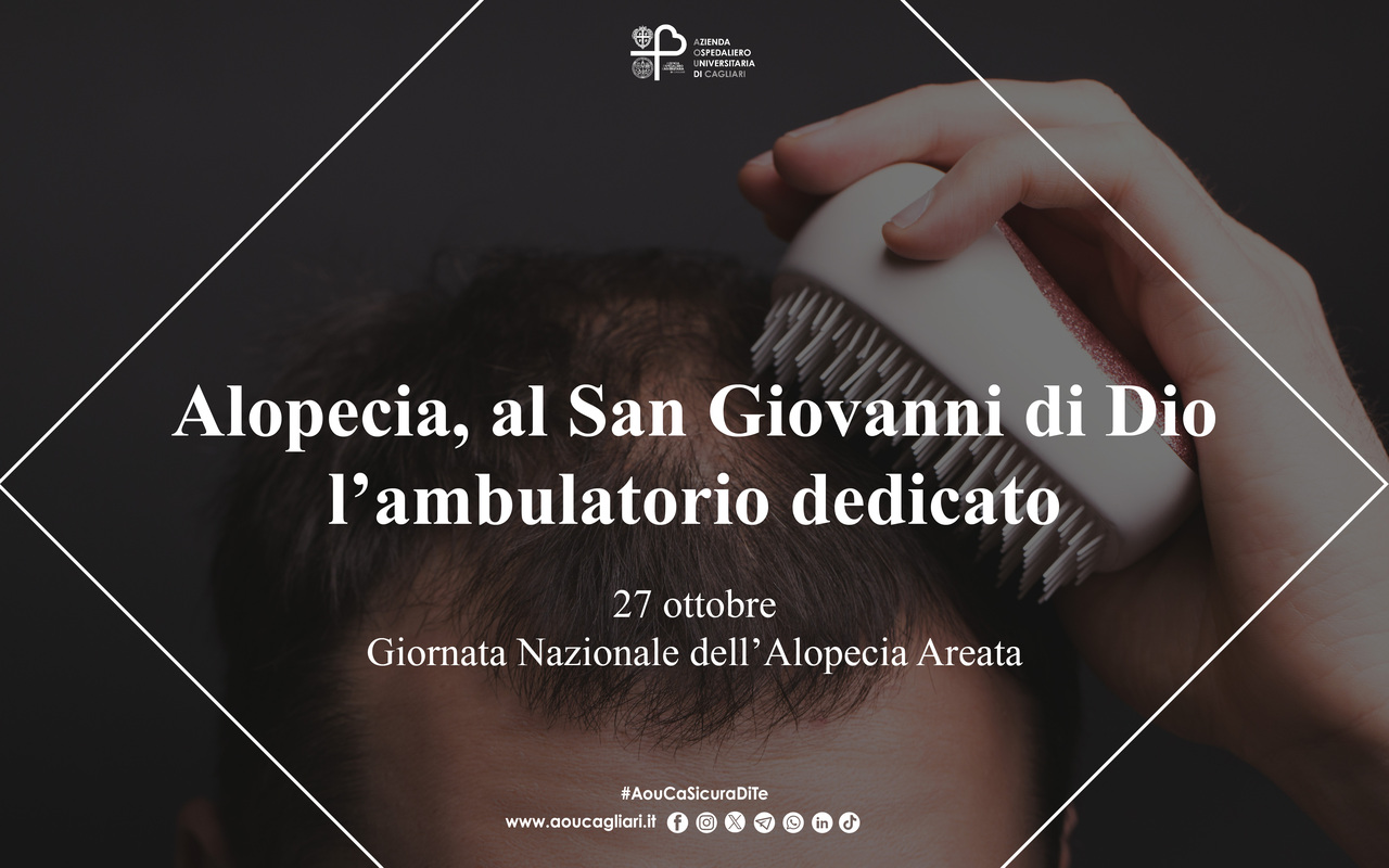 Alopecia, al San Giovanni di Dio l’ambulatorio dedicato