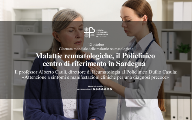 Malattie reumatologiche, il Policlinico centro di riferimento in Sardegna