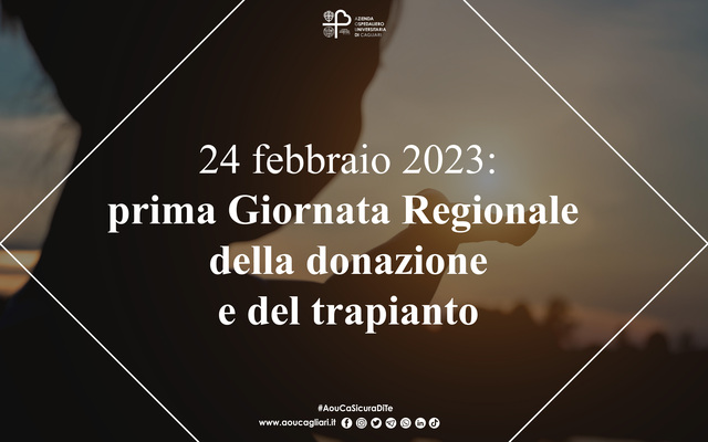 Nasce la giornata regionale della donazione e del trapianto