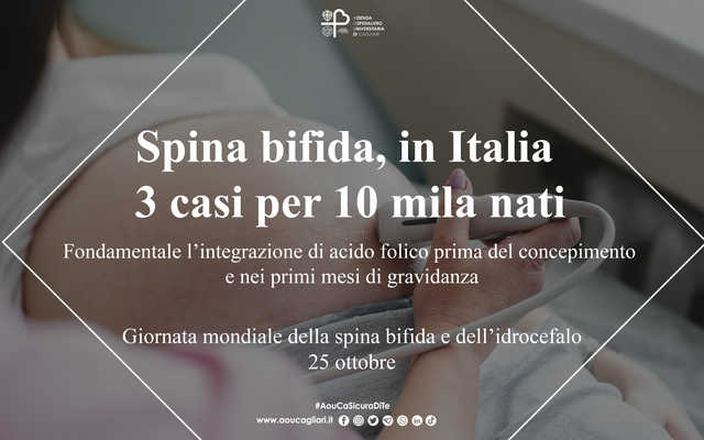 Spina bifida, in Italia 3 casi per 10 mila nati