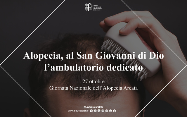 Alopecia, al San Giovanni di Dio l’ambulatorio dedicato