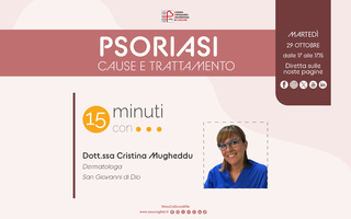 Psoriasi cause e trattamento. Se ne parla martedì con i consigli dell’esperta nella puntata di “15 minuti con…”