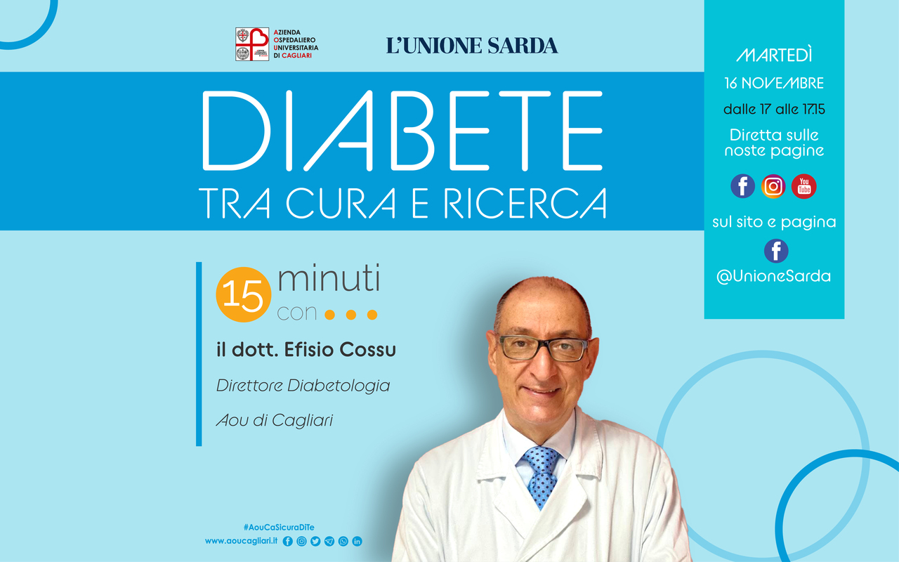 Diabete: 15 minuti con Efisio Cossu