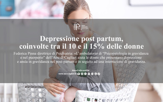 Depressione post partum coinvolte tra il 10 e il 15% delle donne