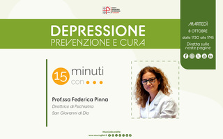 Depressione, prevenzione e cura a "15 minuti con..."