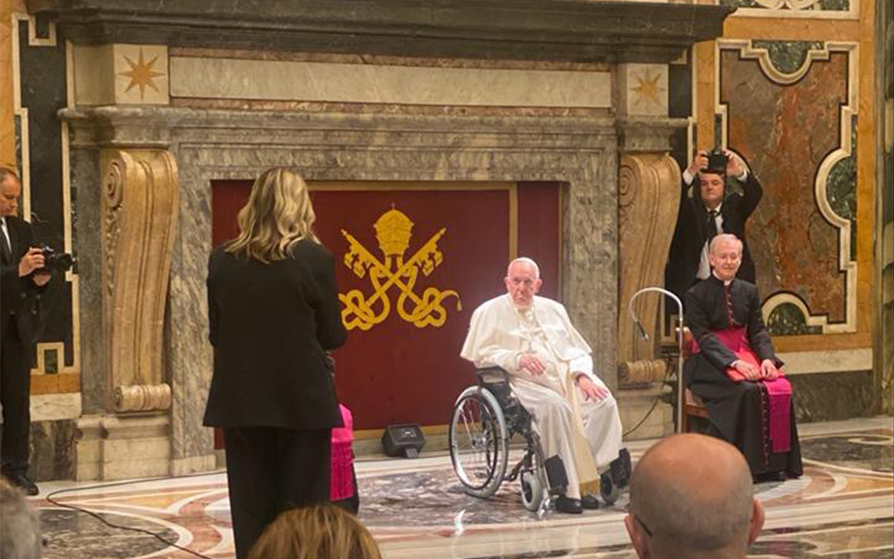 L'Aou di Cagliari in udienza con Papa Francesco
