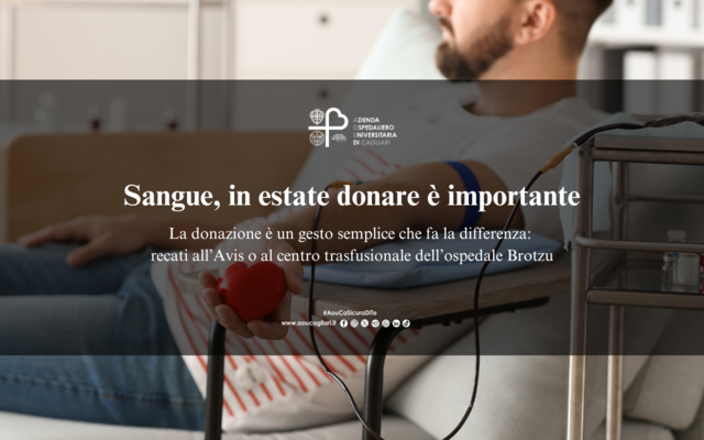 Sangue, in estate donare è importante