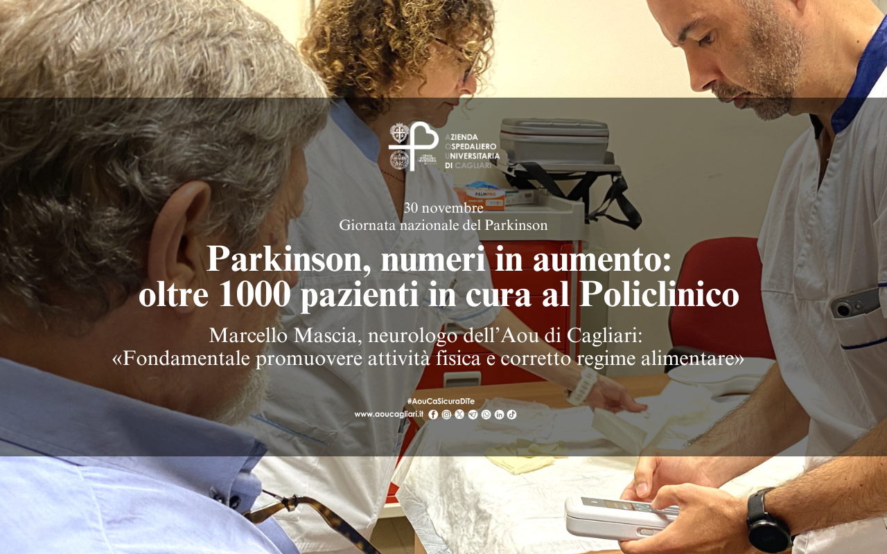 Parkinson, numeri in aumento: oltre 1000 pazienti in cura al Policlinico